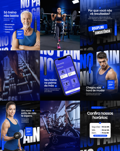 Academia - Feed completo